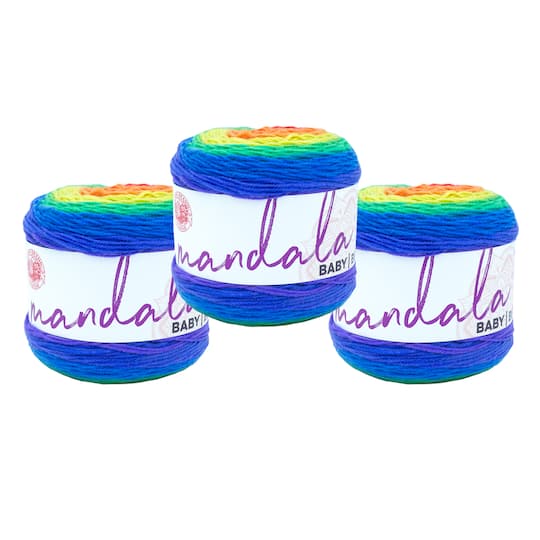 3 Pack Lion Brand® Mandala Baby® Yarn